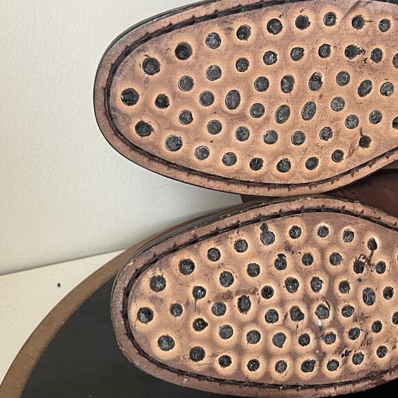 Tods Ankle Booties Women's‎ Brown Leather Lace Up Size 37 US 7 - Picture 11 of 12